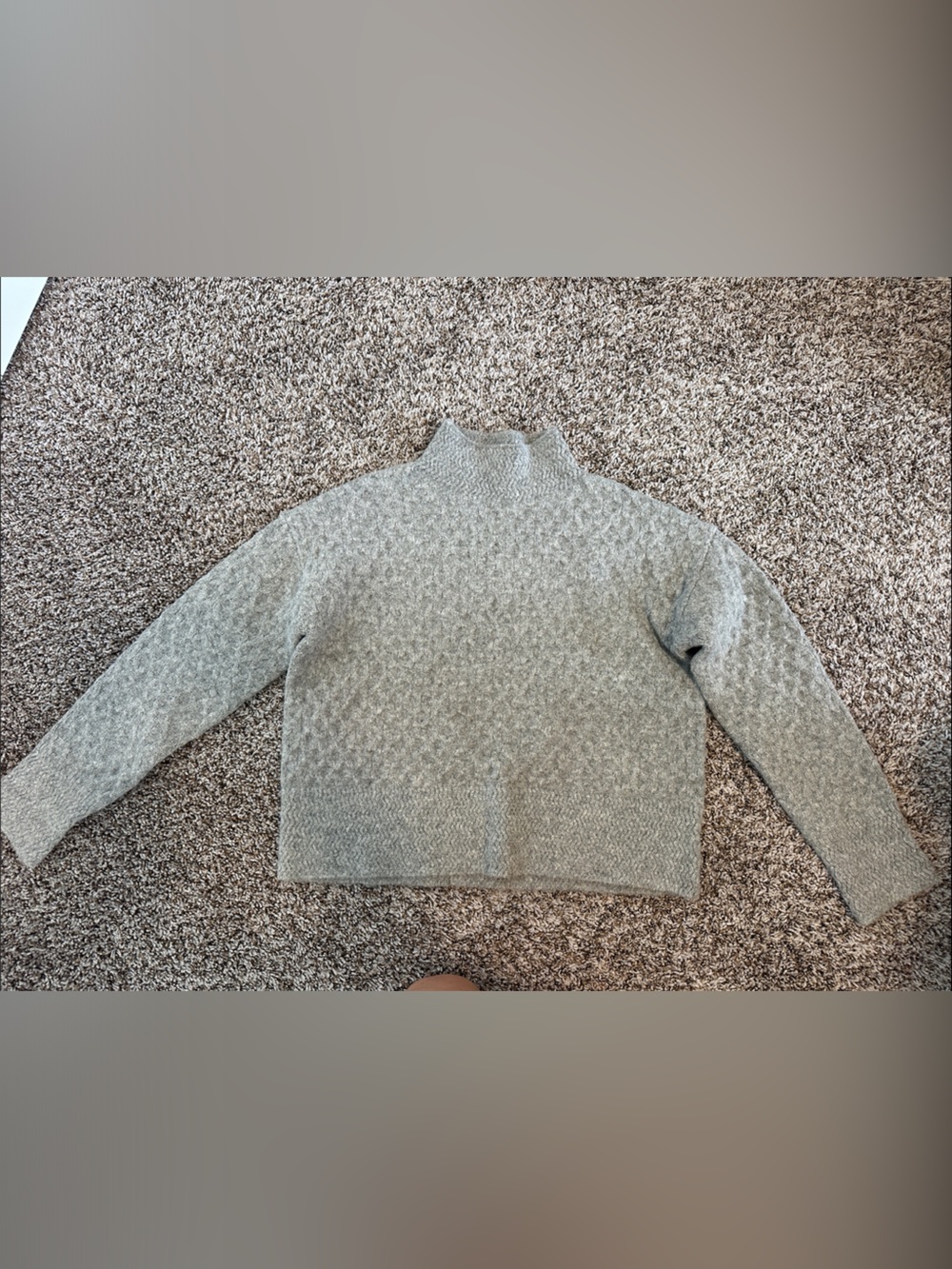Kut from the Kloth Heather Gray Cowl Neck Sweater